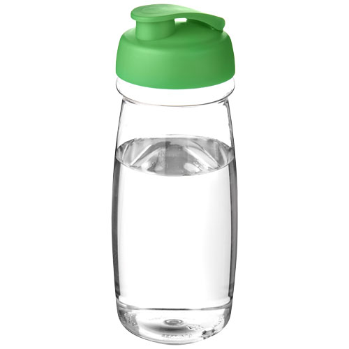 Bidon promotionnel de sport 600ml H2O Active® Translucide et Vert